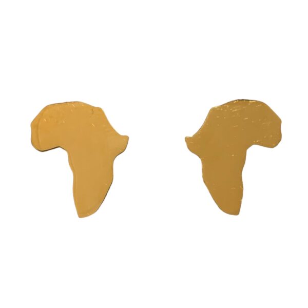 Pendientes África dorado